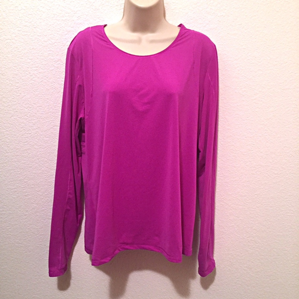 Athleta Womens Rally Up workout long sleeve XL
